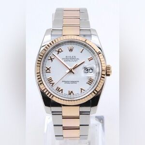 Rolex 116201 Datejust 18K Gold & Stainless Steel Automatic Watch